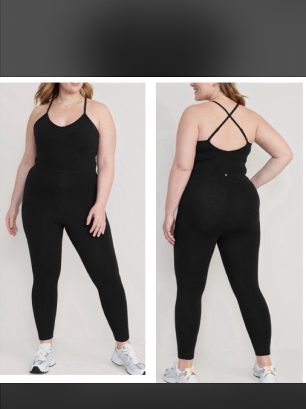 80s Goth Gym Workout Jumpsuit by Old Navy